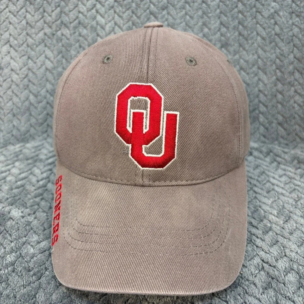 Oklahoma Sooners OU Hat Captivating Headwear Brown Adjustable Strapback Cap